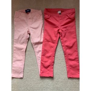 CARTER’s & OLD NAVY Toddler Girl 4T Pink Pants